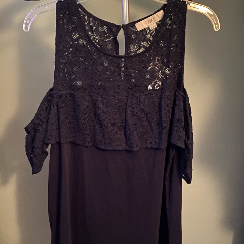 AT split sleeve/sleeveless knit top XL